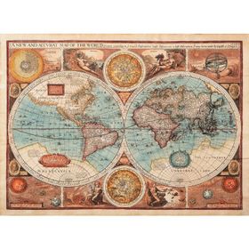 Nova Puzzle 1000 Parça 1626 Eski Dünya Haritası - Andrey Burmakin