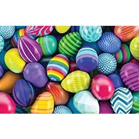 Nova Puzzle 1000 Parça Boyalı Yumurta Kolajı Panorama Puzzle