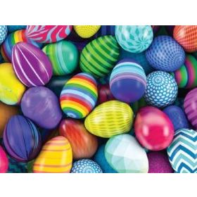 Nova Puzzle 1000 Parça Boyalı Yumurta Kolajı Panorama Puzzle