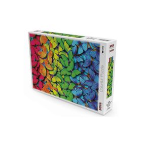 Nova Puzzle 1000 Parça Çok Renkli Kelebekler Puzzle