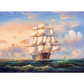 Nova Puzzle 1000 Parça Dalgalı Sularda Yelken Açmak - Yung Chao C