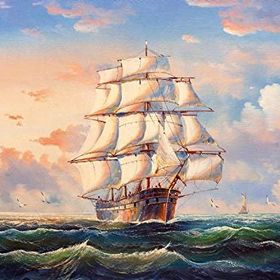 Nova Puzzle 1000 Parça Dalgalı Sularda Yelken Açmak - Yung Chao Chen
