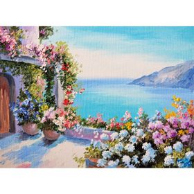 Nova Puzzle 1000 Parça Deniz Kenarındaki Ev Puzzle -