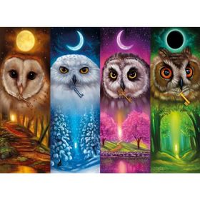 Nova Puzzle 1000 Parça Dört Mevsim Baykuşlar