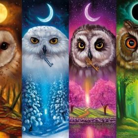 Nova Puzzle 1000 Parça Dört Mevsim Baykuşlar
