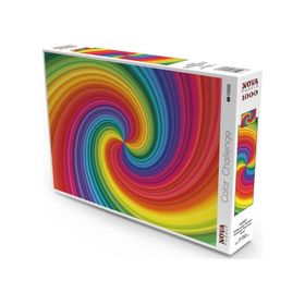 Nova Puzzle 1000 Parça Gökkuşağı Girdabı Spiral Puzzle