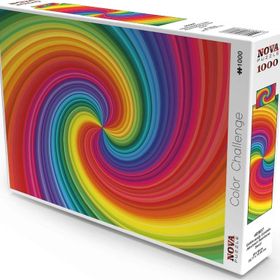 Nova Puzzle 1000 Parça Gökkuşağı Girdabı Spiral Puzzle