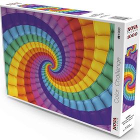Nova Puzzle 1000 Parça Gökkuşağı Sarmalı Rengarenk Puzzle
