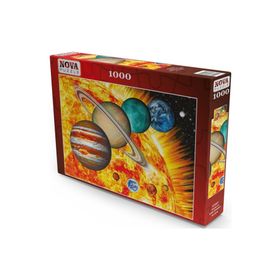 Nova Puzzle 1000 Parça Güneş Sistemi ve Sekiz Gezegen Puzzle