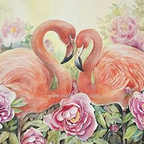 Nova Puzzle 1000 Parça İki Aşık Flamingo Puzzle