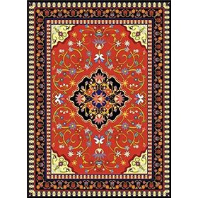 Nova Puzzle 1000 Parça Kırmızı Antik Halı Desenli Puzzle