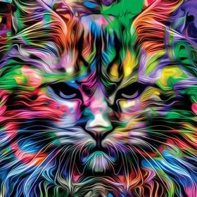 Nova Puzzle 1000 Parça Kızgın Bakışlar Puzzle - Kedi Puzzle