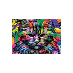 Nova Puzzle 1000 Parça Kızgın Bakışlar Puzzle - Kedi Puzzle