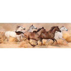 Nova Puzzle 1000 Parça Kum Fırtınasında Koşan Atlar Panorama