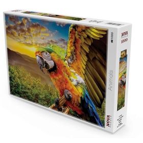 Nova Puzzle 1000 Parça Macav Amerikan Papağanı Puzzle