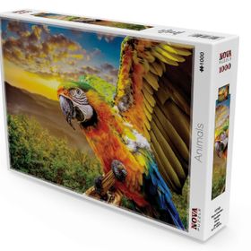 Nova Puzzle 1000 Parça Macav Amerikan Papağanı Puzzle