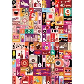 Nova Puzzle 1000 Parça Müzik İllüstrasyon Puzzle
