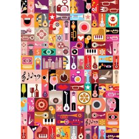Nova Puzzle 1000 Parça Müzik İllüstrasyon Puzzle