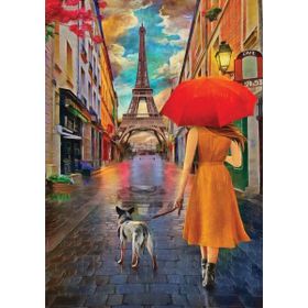 Nova Puzzle 1000 Parça Paris Sokaklarında Gezinti Puzzle