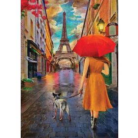 Nova Puzzle 1000 Parça Paris Sokaklarında Gezinti Puzzle