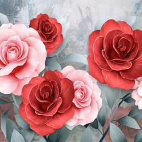Nova Puzzle 1000 Parça Pembe ve Kırmızı Güller Puzzle