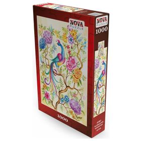 Nova Puzzle 1000 Parça Peri Bahçesinde Mutluluk Kuşu Puzzle