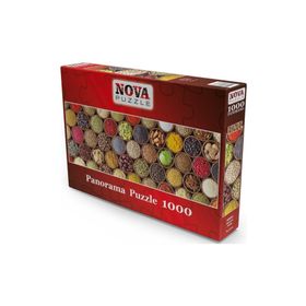 Nova Puzzle 1000 Parça Renkli Baharat Kolajı Panorama Puzzle
