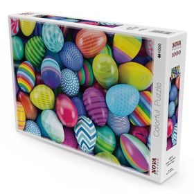 Nova Puzzle 1000 Parça Renkli Yumurtalar Puzzle