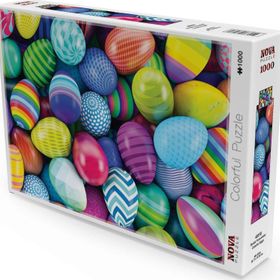 Nova Puzzle 1000 Parça Renkli Yumurtalar Puzzle