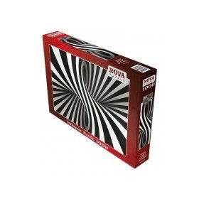Nova Puzzle 1000 Parça Siyah Beyaz Spiral Illüzyon Imkansız Puzzle