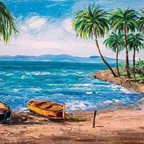 Nova Puzzle 1000 Parça Tropikal Ada Sahili Puzzle