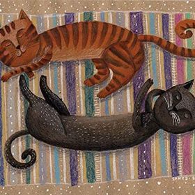 Nova Puzzle 1000 Parça Uykudaki İki Kedi Puzzle - Sofya Saburova