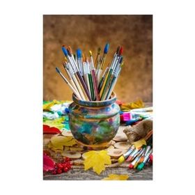 Nova Puzzle 41022 Boyalarım ve Fırçalarım 1000 Parça Puzzle