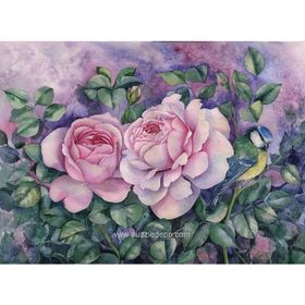 Nova Puzzle 41096 İki Pembe Gül 1000 Parça Puzzle
