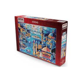 Nova Puzzle 41132 1000 Parça Panoramik İstanbul Manzarası Puzzle