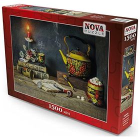 Nova Puzzle Çay Molası 1500 Parça Mini Puzzle