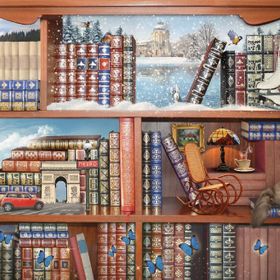 Nova Puzzle Kitapların Sihirli Dünyası 1000 Parça Puzzle