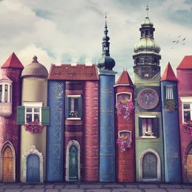 Nova Puzzle Sihirli Kitap Evler 1500 Parça Puzzle