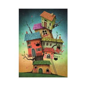 Nova Puzzle Soy Ağacı Fantastik Evler 1000 Parça Puzzle