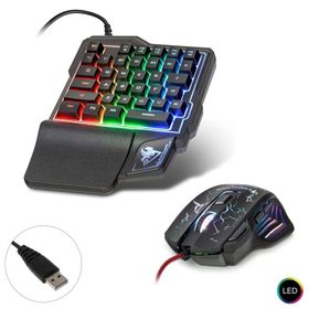 Novator G-506 Oyuncu Klavye ve Mouse Set ledli