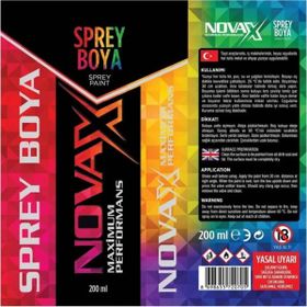 Novax 200 ml Beyaz Sprey Boya
