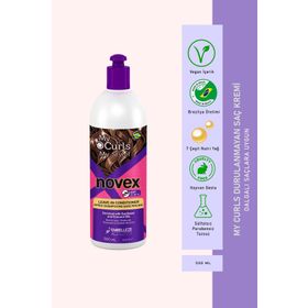 Novex My Curls Dalgalı Saçlar için Durulanmayan 500 gr Saç Bakım Kremi