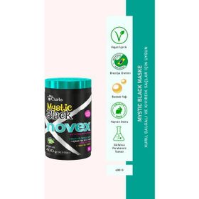 Novex Mystic Black 400 gr Yıpranmış Kuru Saçlar için Saç Uçlarını Onarıcı Saç Maskesi