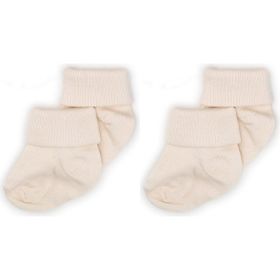Novibaby Ekru 2'li Bambu Bebek Çorap