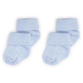 Novibaby Mavi 2'li Bambu Bebek Çorap