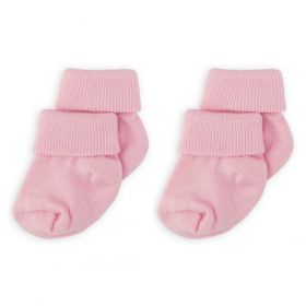 Novibaby Pembe 2'li Bambu Bebek Çorap