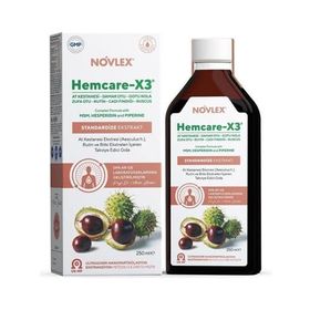 Novlex Hemcare-X3 At Kestanesi Damar Otu Gotu Kola 250 ml Sıvı