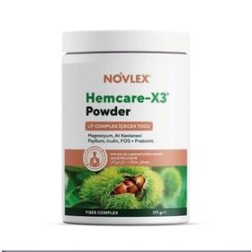Novlex Hemcare-X3 Powder Magnezyum At Kestanesi Lif Kompleksi 171 gr Toz