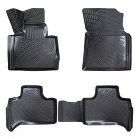 Novline Bmw X5 1999-2006 Havuzlu 3D Siyah 4 Parça Paspas