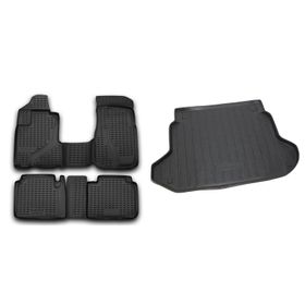 Novline Honda CRV 2002 2007 Arası 3D Havuzlu Paspas Bagaj Havuzu Set